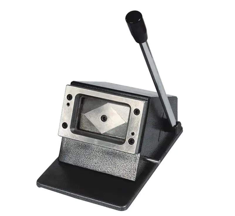 PVC ID Card Die Cutter Full Metal Body 85.6 X 54mm